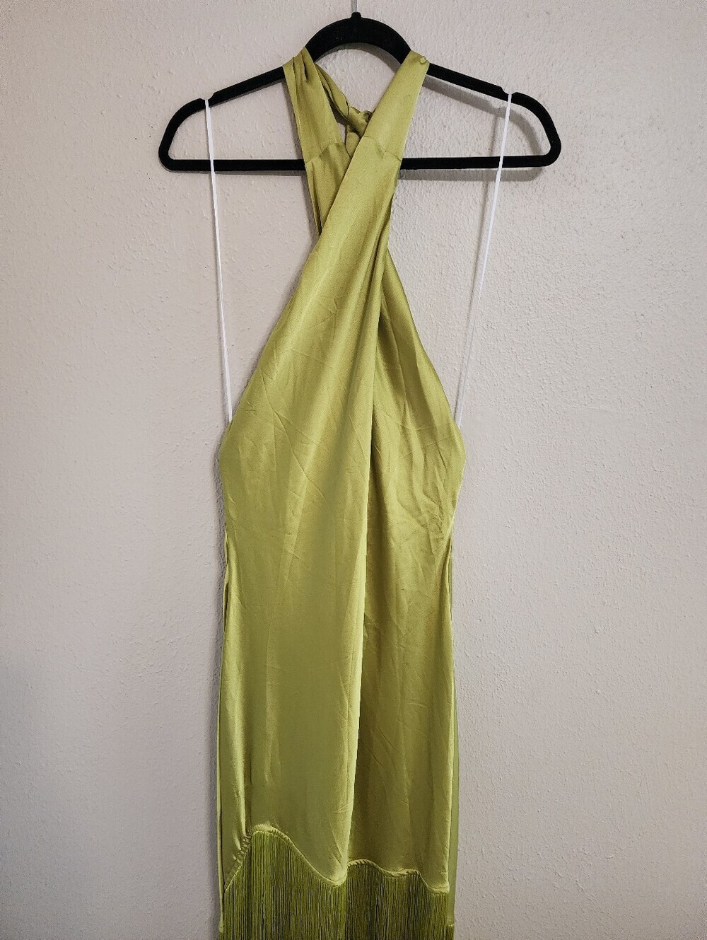 Show Me Your MuMu Lime Green Fringe Maxi Dress - Picture 8 of 10